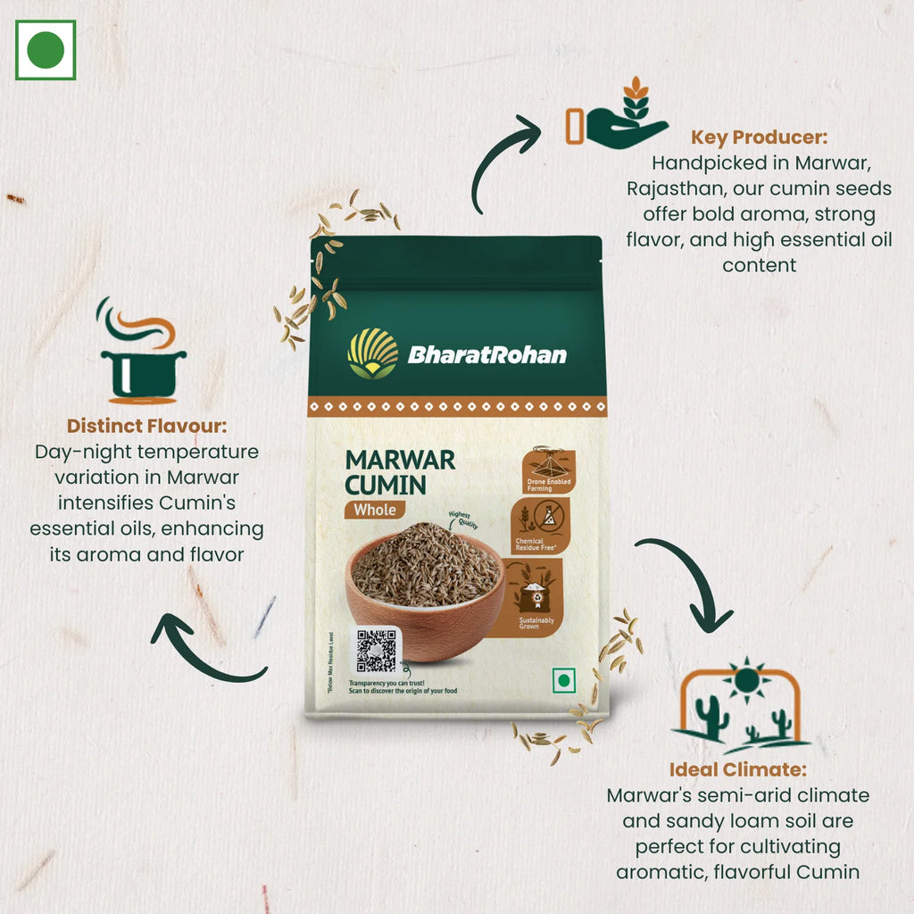 BharatRohan Jeera Seeds features