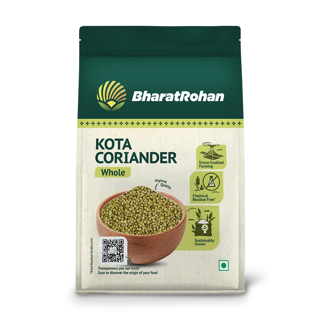Bharatrohan Coriander Seeds front