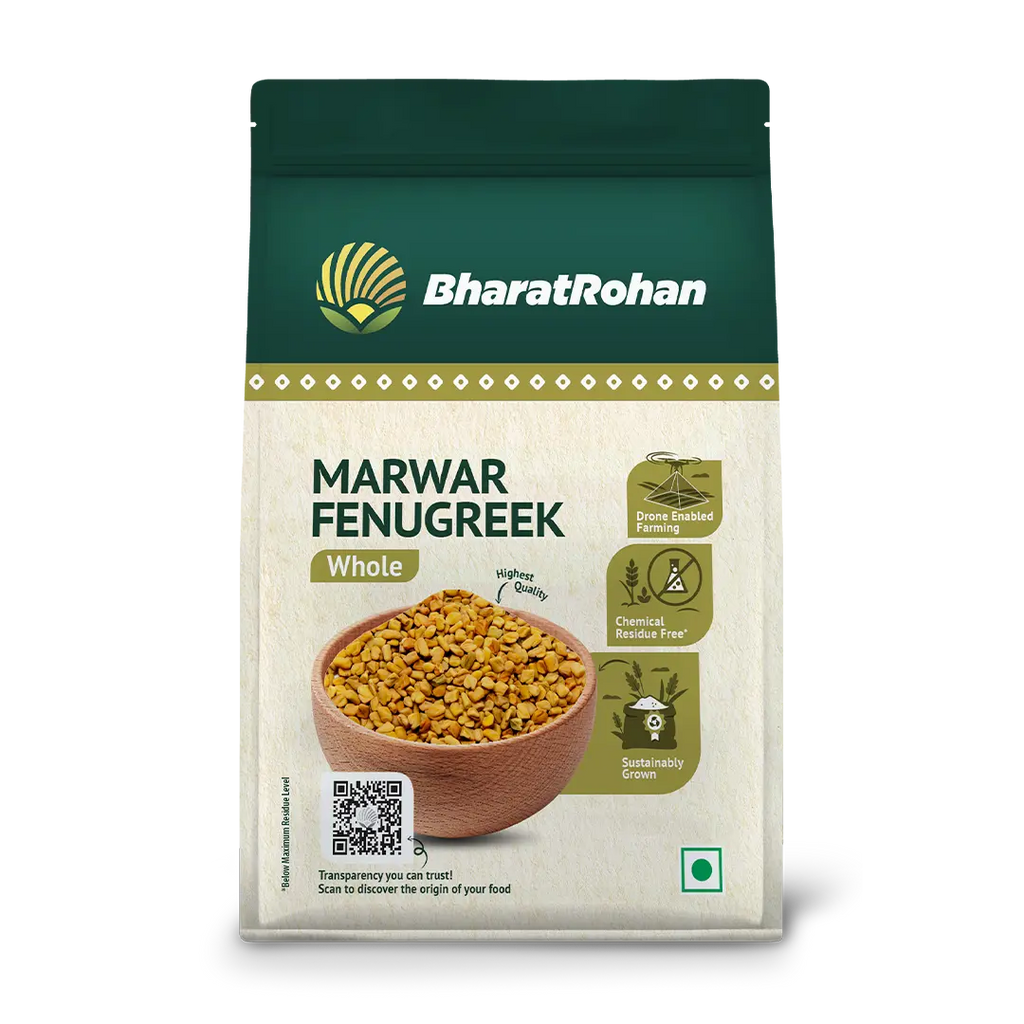 Bharatrohan fenugreek seeds front