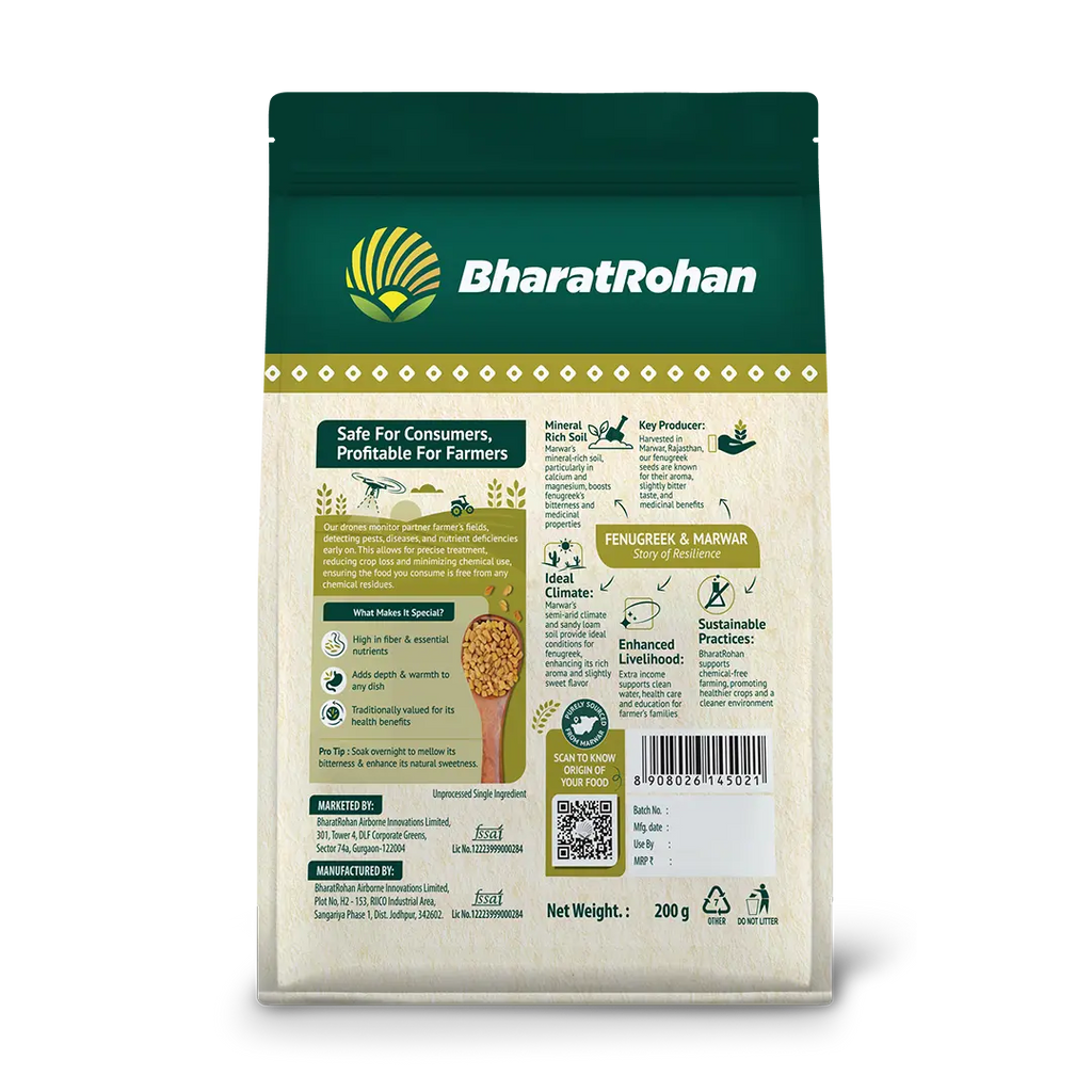 Bharatrohan methi dana back